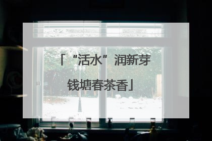 “活水”润新芽 钱塘春茶香