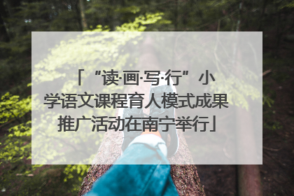 “读·画·写·行”小学语文课程育人模式成果推广活动在南宁举行