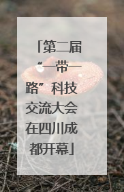 第二届“一带一路”科技交流大会在四川成都开幕