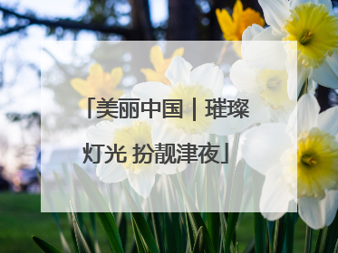 美丽中国｜璀璨灯光 扮靓津夜