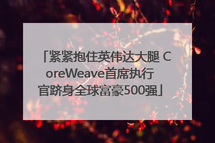 紧紧抱住英伟达大腿 CoreWeave首席执行官跻身全球富豪500强