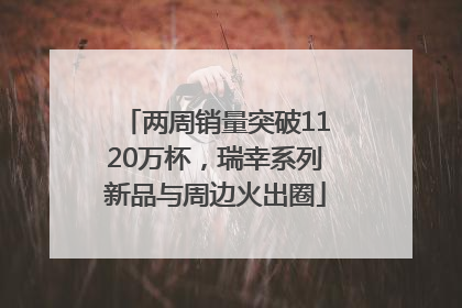 两周销量突破1120万杯，瑞幸系列新品与周边火出圈
