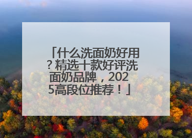 什么洗面奶好用？精选十款好评洗面奶品牌，2025高段位推荐！