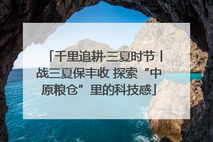 千里追耕·三夏时节丨战三夏保丰收 探索“中原粮仓”里的科技感
