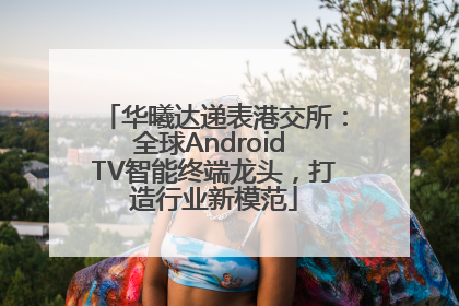 华曦达递表港交所：全球Android TV智能终端龙头，打造行业新模范