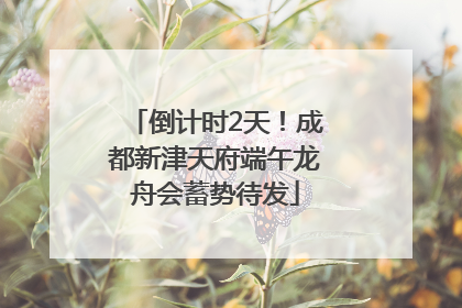 倒计时2天！成都新津天府端午龙舟会蓄势待发