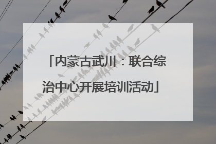 内蒙古武川：联合综治中心开展培训活动