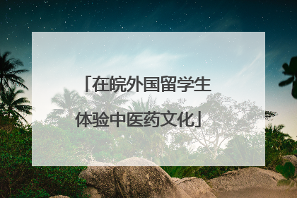 在皖外国留学生体验中医药文化