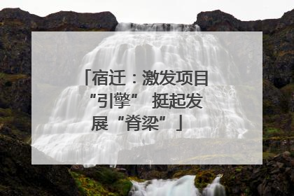 宿迁：激发项目“引擎” 挺起发展“脊梁”