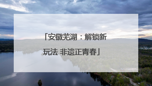 安徽芜湖：解锁新玩法 非遗正青春