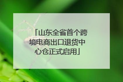 山东全省首个跨境电商出口退货中心仓正式启用