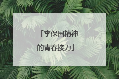 李保国精神的青春接力