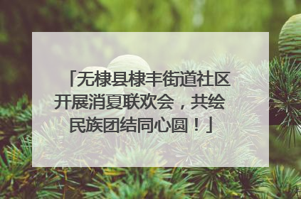 无棣县棣丰街道社区开展消夏联欢会，共绘民族团结同心圆！
