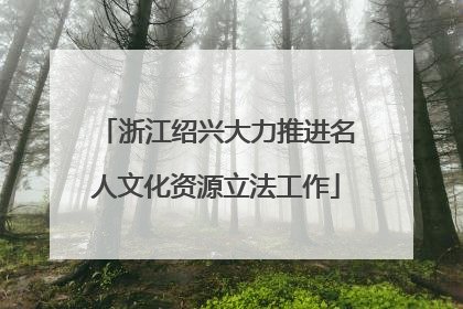 浙江绍兴大力推进名人文化资源立法工作