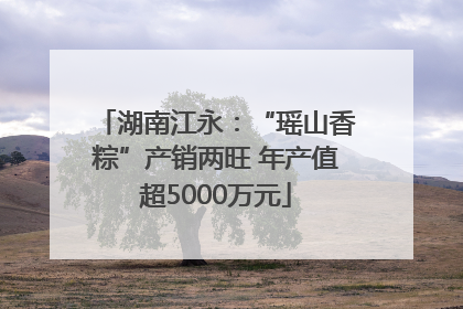 湖南江永：“瑶山香粽”产销两旺 年产值超5000万元