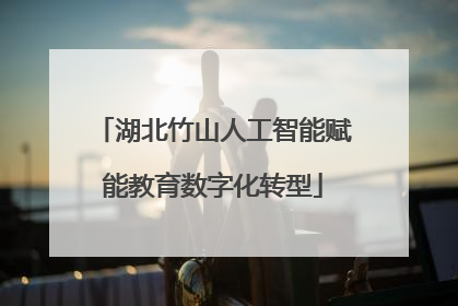 湖北竹山人工智能赋能教育数字化转型