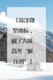 菏泽微型地标，藏了九味高考“解压剂”