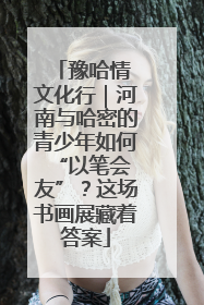 豫哈情 文化行｜河南与哈密的青少年如何 “以笔会友”？这场书画展藏着答案