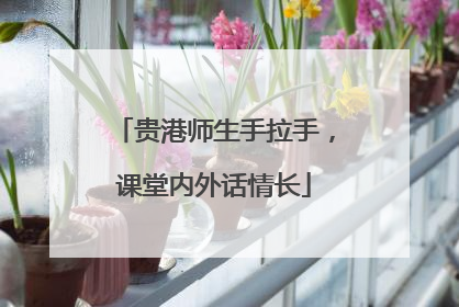 贵港师生手拉手，课堂内外话情长