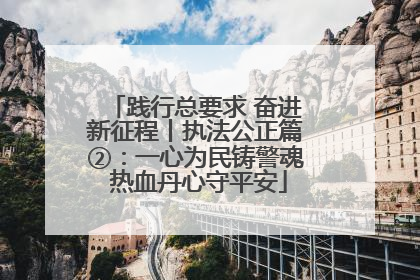 践行总要求 奋进新征程丨执法公正篇②：一心为民铸警魂 热血丹心守平安