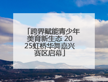 跨界赋能青少年美育新生态 2025虹桥华舞嘉兴赛区启幕