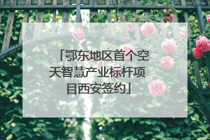鄂东地区首个空天智慧产业标杆项目西安签约