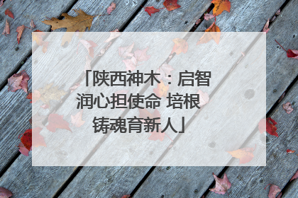 陕西神木：启智润心担使命 培根铸魂育新人