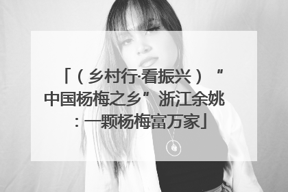 （乡村行·看振兴）“中国杨梅之乡”浙江余姚：一颗杨梅富万家