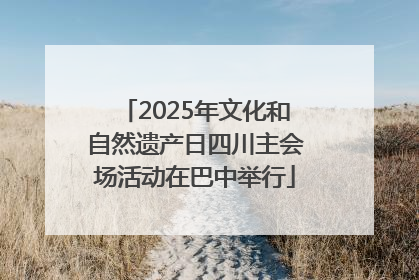 2025年文化和自然遗产日四川主会场活动在巴中举行
