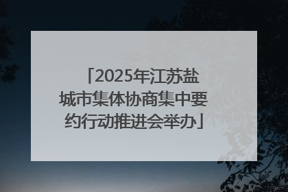2025年江苏盐城市集体协商集中要约行动推进会举办
