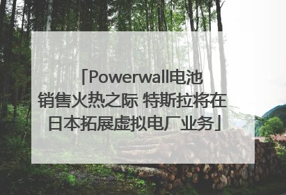 Powerwall电池销售火热之际 特斯拉将在日本拓展虚拟电厂业务